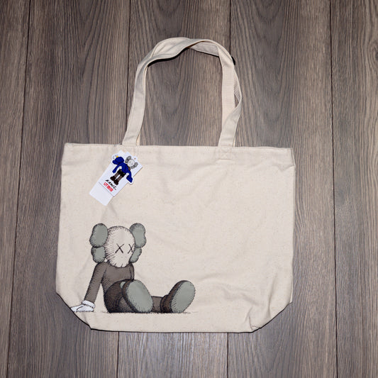 KAWS x Uniqlo Holiday Natural Tote Bag